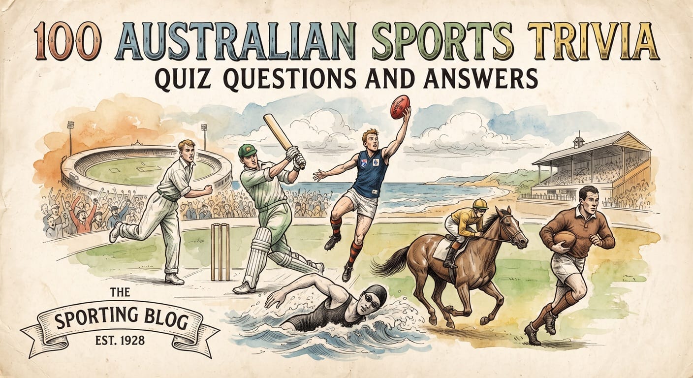 100 Australian Sports Trivia: Quiz Questions and Answers