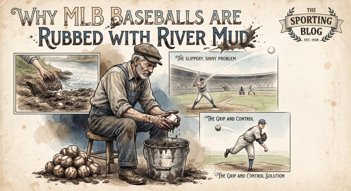Why MLB Baseballs Are Rubbed With River Mud