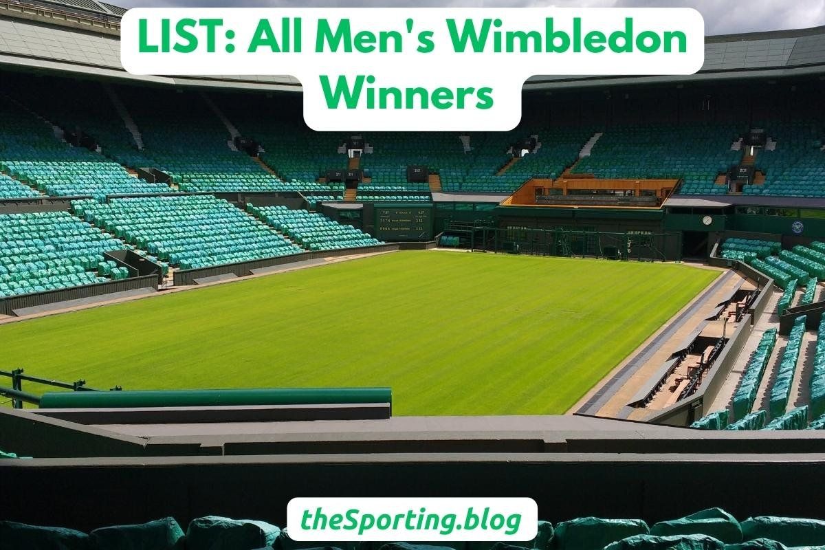 Wimbledon Winners: Male Winners of Wimbledon 1877 - 2022