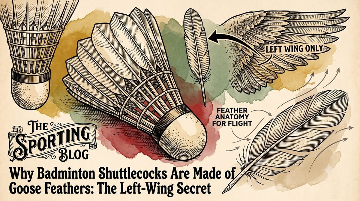 Why Badminton Shuttlecocks Are Made of Goose Feathers: The Left-Wing Secret
