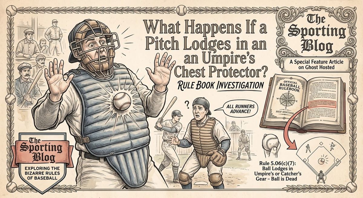 What Happens If a Pitch Lodges in an Umpire's Chest Protector?