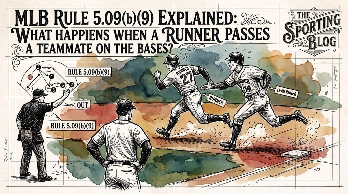 What happens when a runner passes a teammate on the bases?
