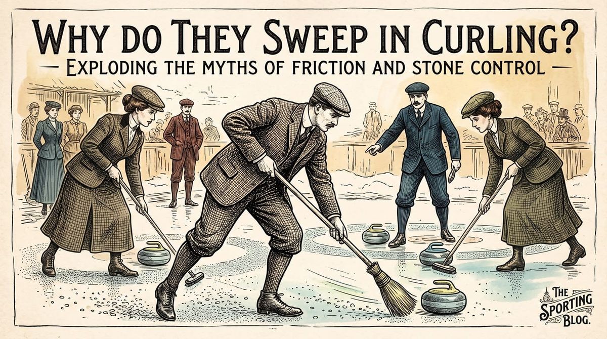 Why do they sweep in Curling?