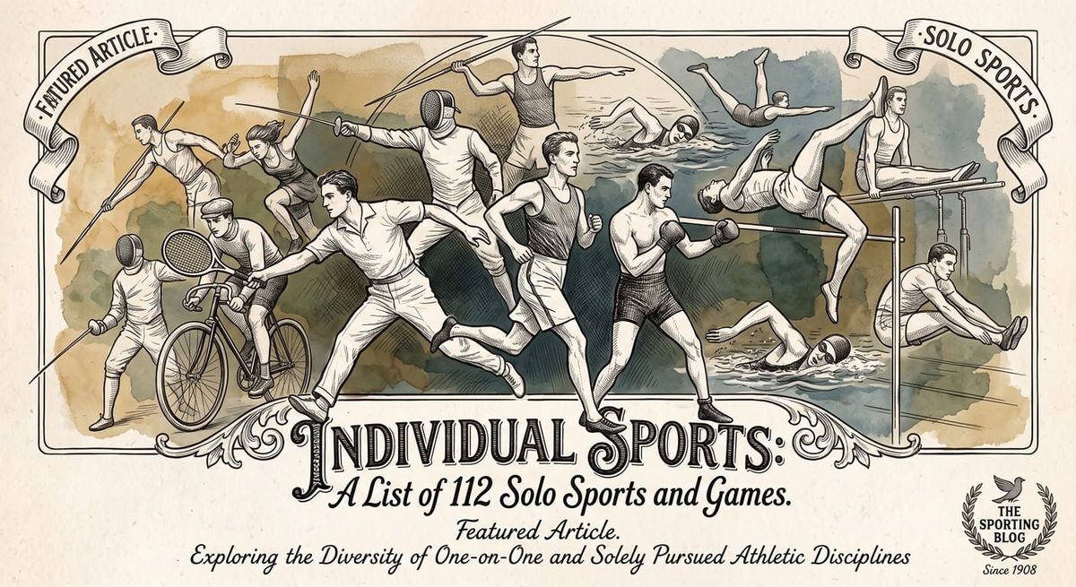 Individual Sports: A List of 112 Solo Sports and Games