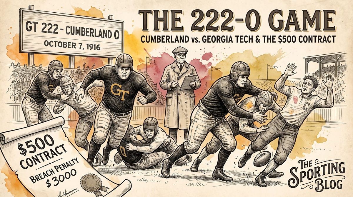 The 222-0 Game: Cumberland vs Georgia Tech and the $500 Contract