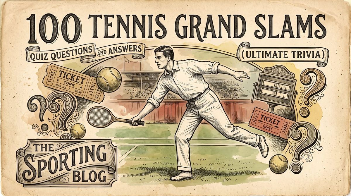 100 Tennis Grand Slam Quiz Questions and Answers (Ultimate Trivia)