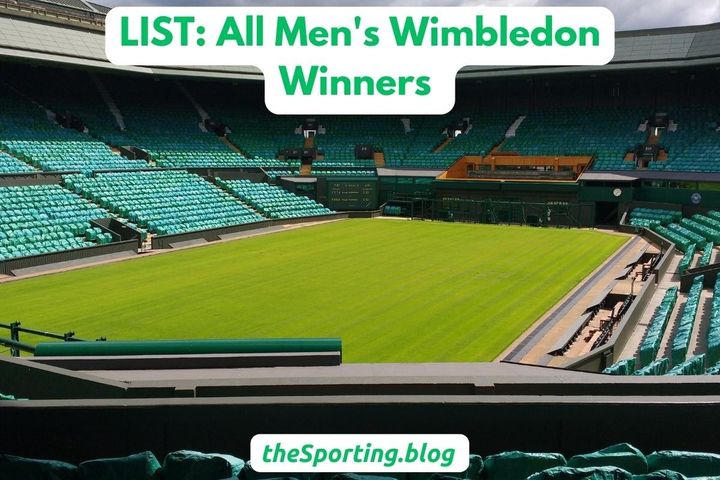 Wimbledon Winners: Male Winners of Wimbledon 1877 - 2022