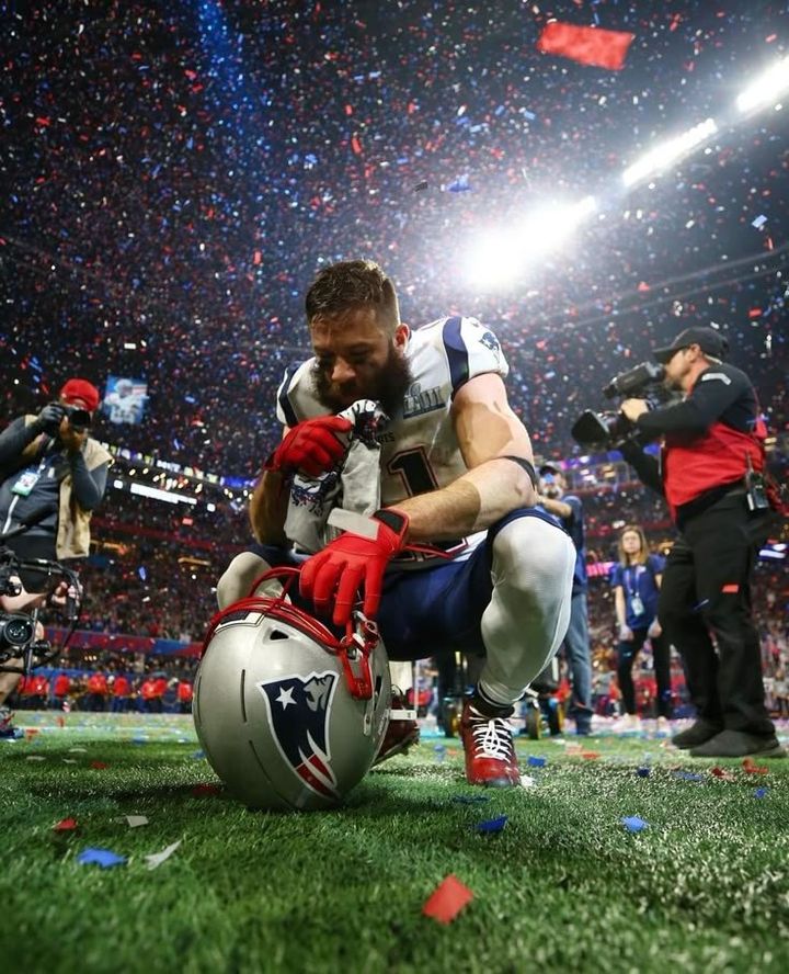 MVP Julian Edelman after winning Super Bowl LIII with the Patriots