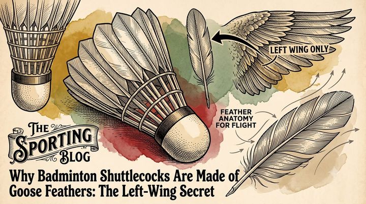 Why Badminton Shuttlecocks Are Made of Goose Feathers: The Left-Wing Secret