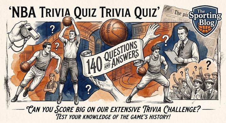 NBA Basketball Trivia Quiz:  Over 140 NBA Quiz Questions with Answers