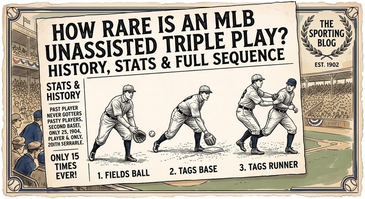 How Rare Is an MLB Unassisted Triple Play? History, Stats & Full Sequence