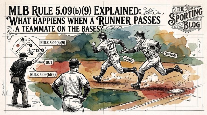 What happens when a runner passes a teammate on the bases?