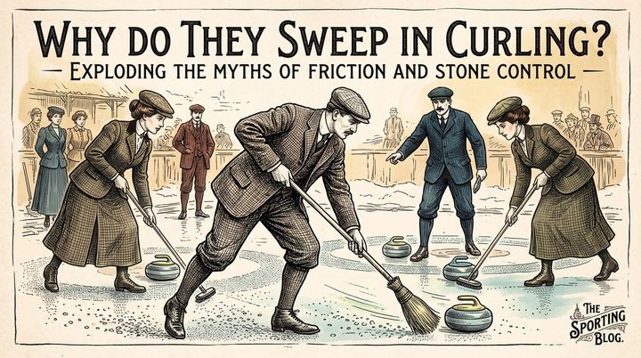 Why do they sweep in Curling?