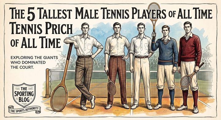 The 5 Tallest Male Tennis Players of All Time