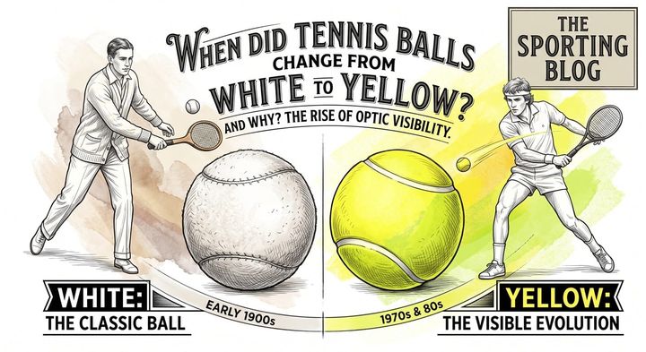 When Did Tennis Balls Change From White to Yellow? And Why?