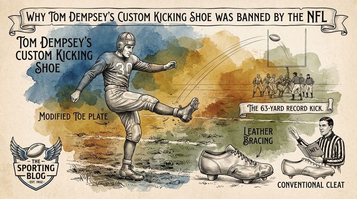 Why Tom Dempsey's Custom Kicking Shoe Was Banned by the NFL