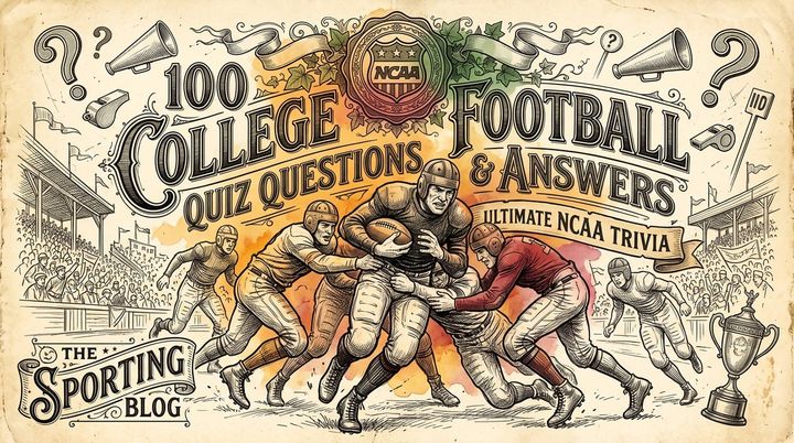 100 College Football Quiz Questions and Answers (Ultimate NCAA Trivia)