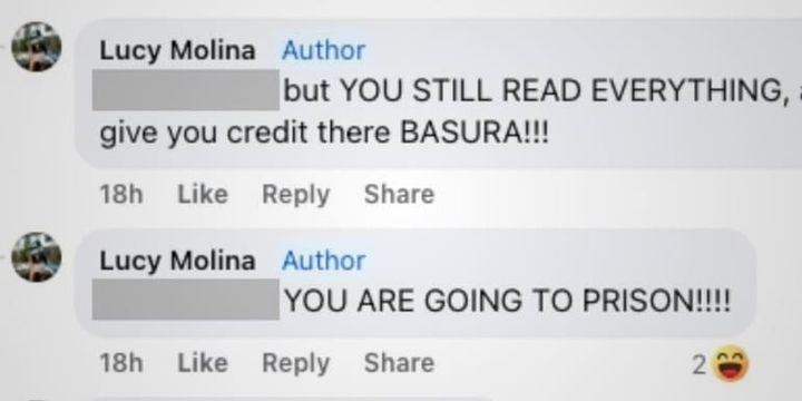 Adams 14 Board Director connects with a constituent.