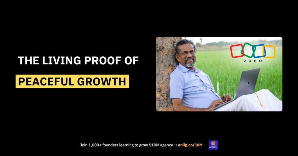 Sridhar Vembu — The Barefoot Billionaire Who Chose Peaceful Growth