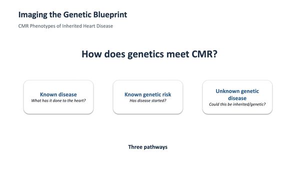 Lecture - Imaging the Genetic Blueprint - CMR Phenotypes of Inherited Heart Disease