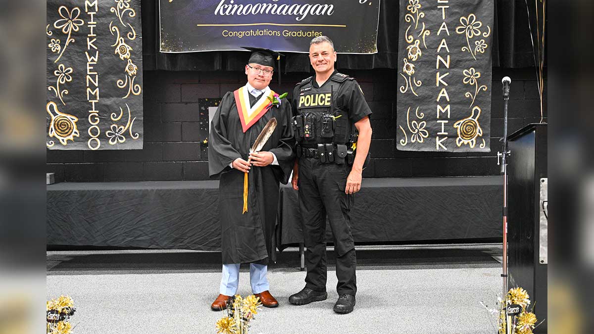 Wiikwemkoong High School celebrates its graduates in fine style