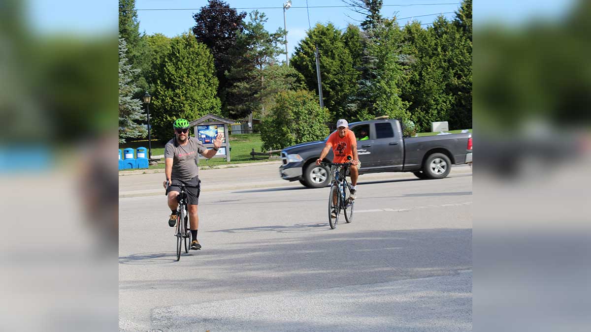 Joseph Caulfield completes 3rd Food Bank ride