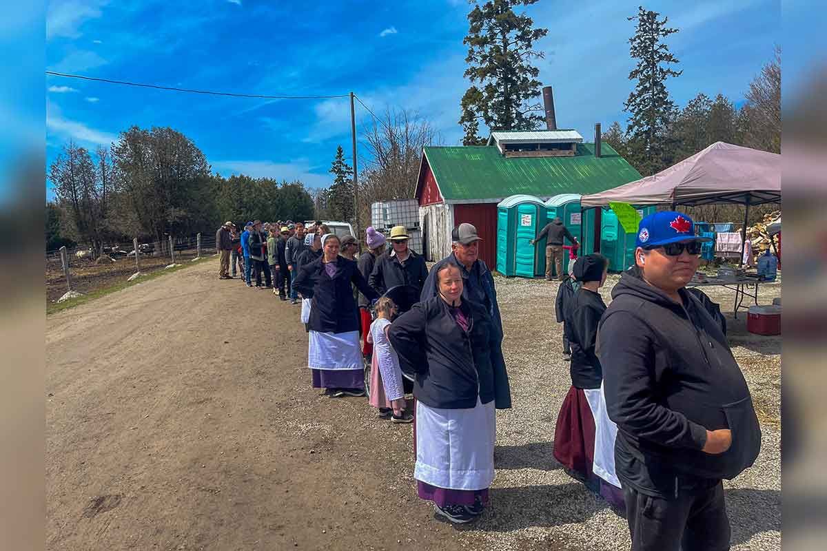 5th annual Amish pork roast, auction school fundraiser  was a huge success