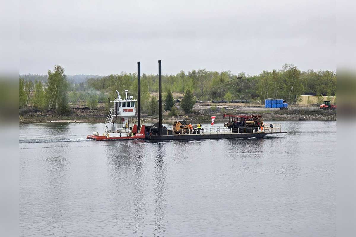 Lakebed drilling part of new swing bridge  design and environment assessment process