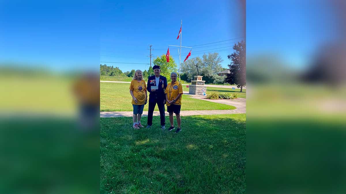 Manitoulin District Cenotaph  flagpole fundraiser making gains