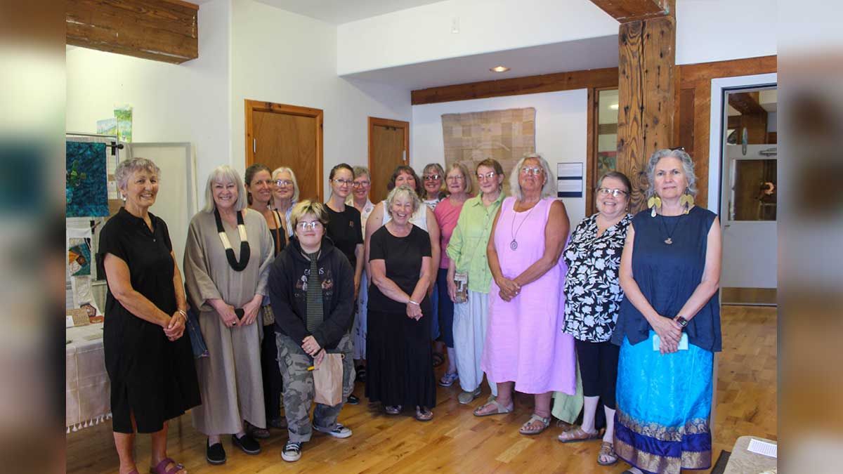 First ever Manitoulin Fibre Arts Festival brought out many quilting folk and artists