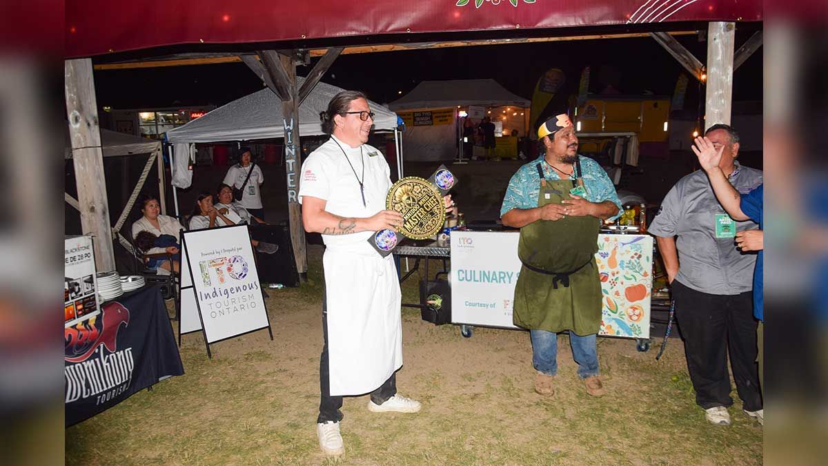 Indigenous Tourism Mnidoo Mnis Master Chef Challenge belt changes hands