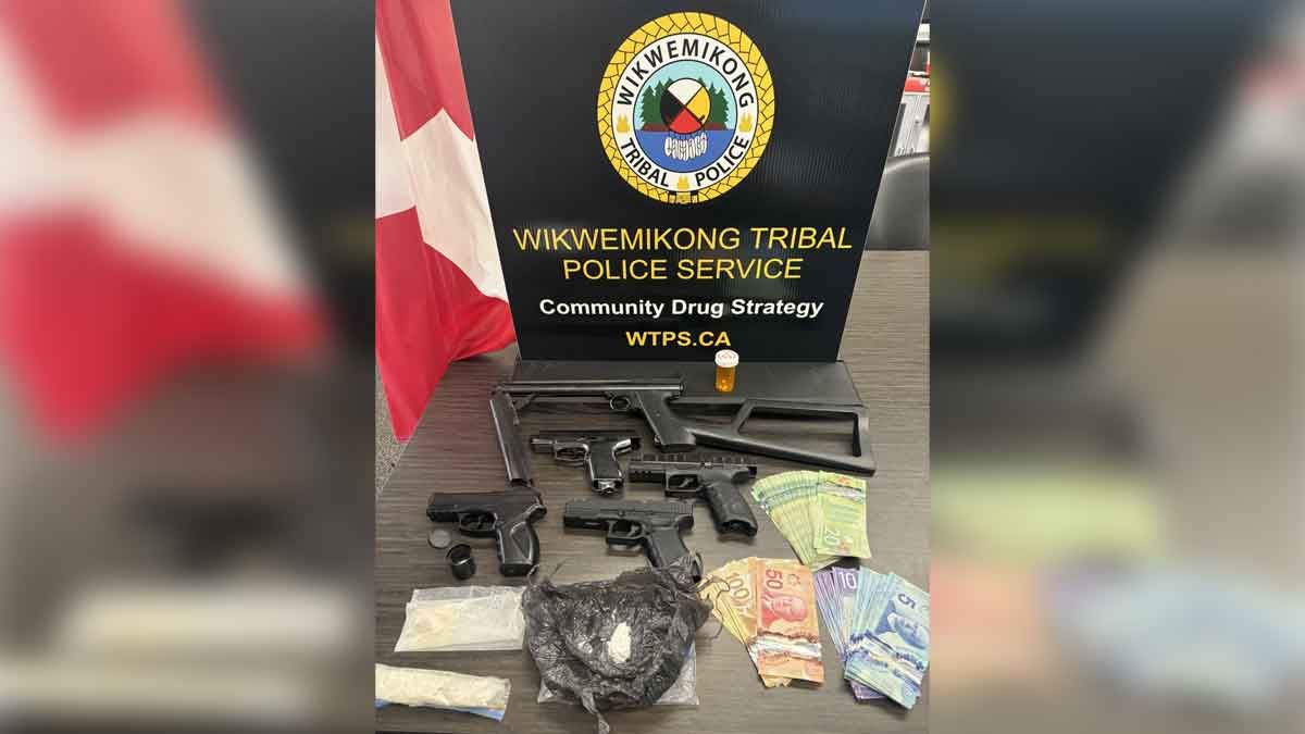 Police seize drugs, currency and replica firearms