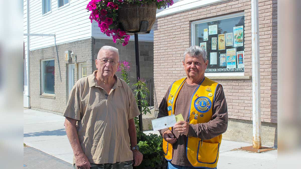 Levack man wins Harbour Days Lions Club 50/50 draw