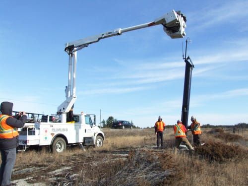 Deer detecting units installed on LaCloche