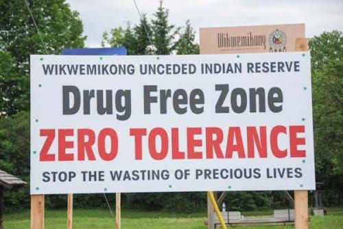 Wikwemikong grannies continue anti-drug protest