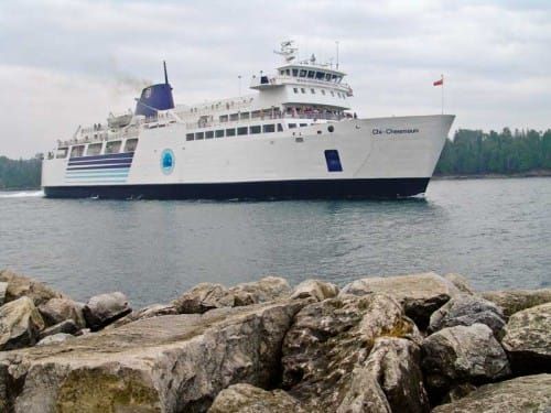 Chi-Cheemaun sailing season’s planned start likely delayed