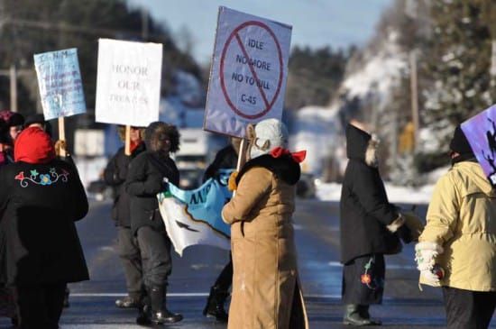 Idle No More Espanola protest photo gallery