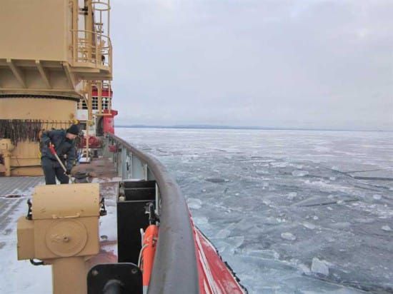 Snowdusters Club and Coast Guard agree to communicate better at icebreaking time