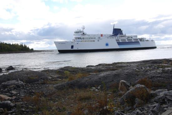 Ferry finally sails Friday