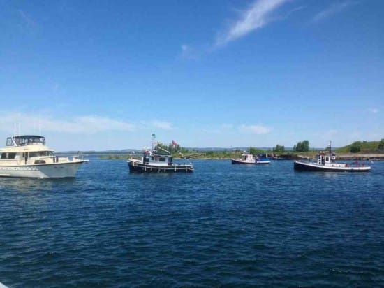 A tug of heartfelt thanks to Bridgefest from the Parkhurst owners