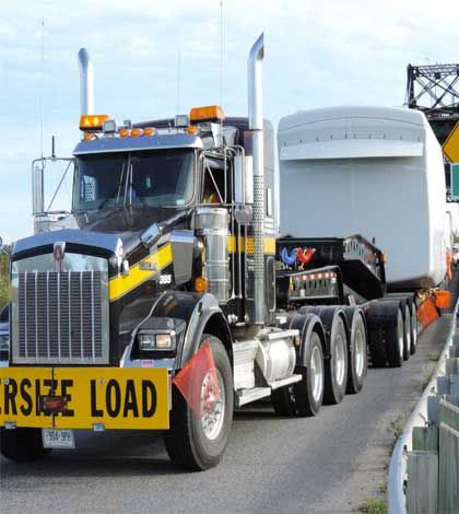 Piece by piece, wind turbines arriving on Manitoulin Island