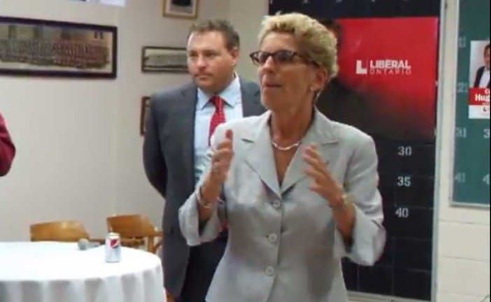 Ontario Premier Kathleen Wynne visits Espanola