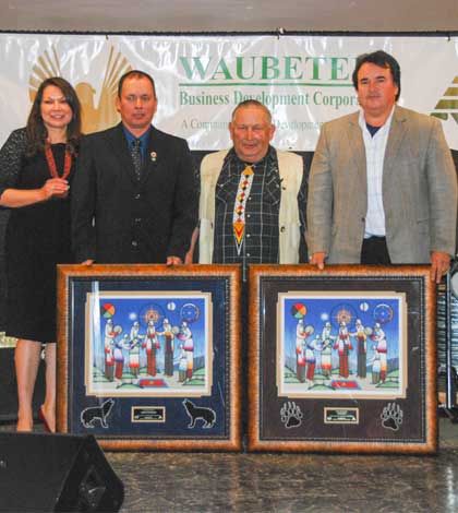 Curtis and Aaron Corbiere honoured as Waubetek Young Entrepreneurs of the Year