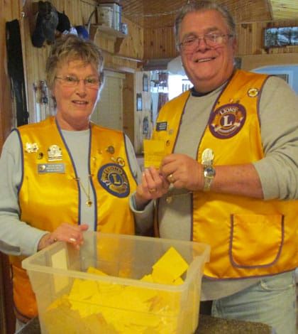 Winners of Lions grocery draw announced