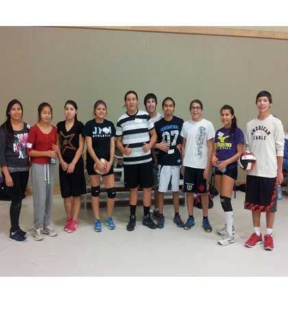 Wiky volleyballers have high hopes to represent their province