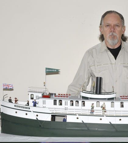 The Iroquois: A large scale model of the T. C. Sims Steamship