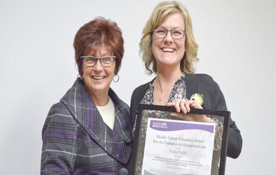 Paula Fields named NE LHIN’s Healthy Change Champion
