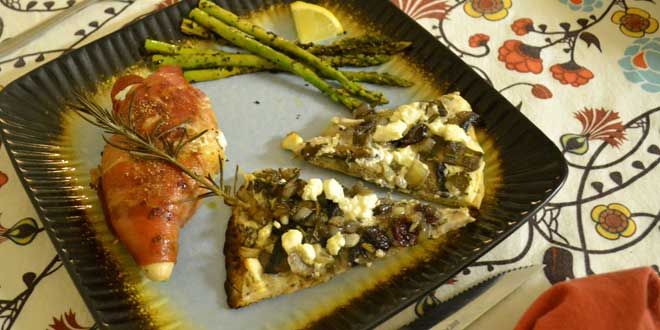 Prosciutto wrapped chicken