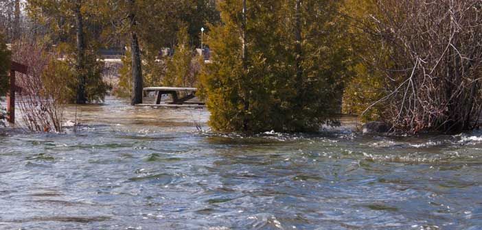 GALLERY–Manitou River bursts its banks in Sandfield