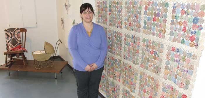 Heritage quilts on display at the Centennial Museum of Sheguiandah